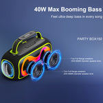 HOPESTAR Party Box 150 40W屋外ポータブルIPX5防水Bluetoothスピーカー