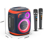 HOPESTAR PARTY130 アウトドア デュアルマイク 長時間持続 Bluetoothスピーカー