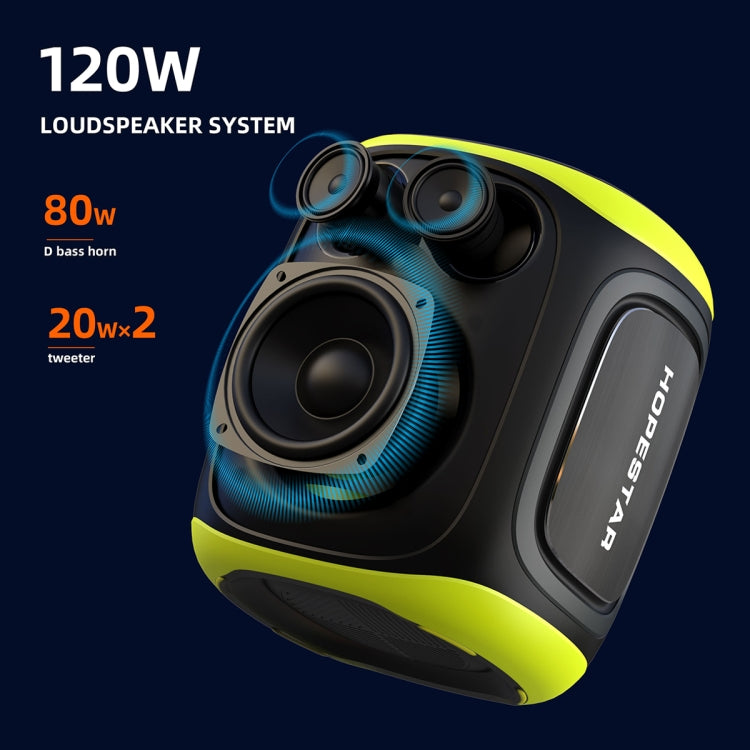 HOPESTAR PARTY130 アウトドア デュアルマイク 長時間持続 Bluetoothスピーカー
