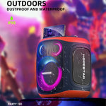 HOPESTAR PARTY130 アウトドア デュアルマイク 長時間持続 Bluetoothスピーカー