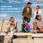 HOPESTAR PARTY130 アウトドア デュアルマイク 長時間持続 Bluetoothスピーカー