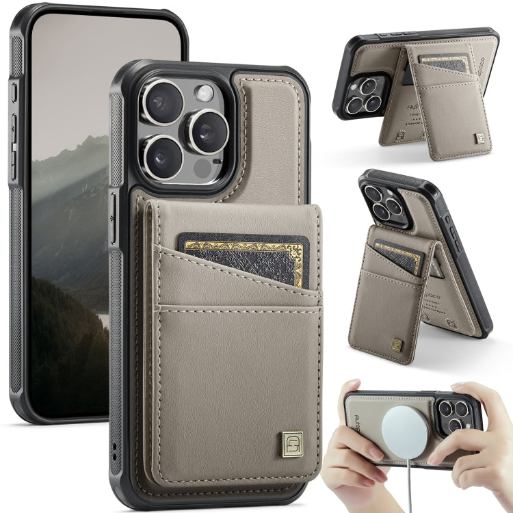 AutSpace A12 MagSafe Magnetic RFID Card Bag Phone Case, For iPhone 13, For iPhone 12 / 12 Pro, For iPhone 12 Pro Max