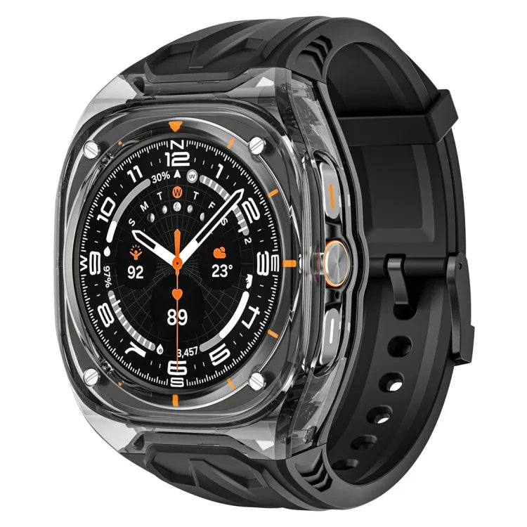 改良型PCハイブリッドTPU時計ケースバンド、Samsung Galaxy Watch Ultra 47mm / Ultra 2025用