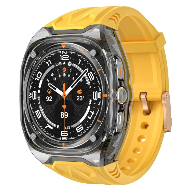改良型PCハイブリッドTPU時計ケースバンド、Samsung Galaxy Watch Ultra 47mm / Ultra 2025用