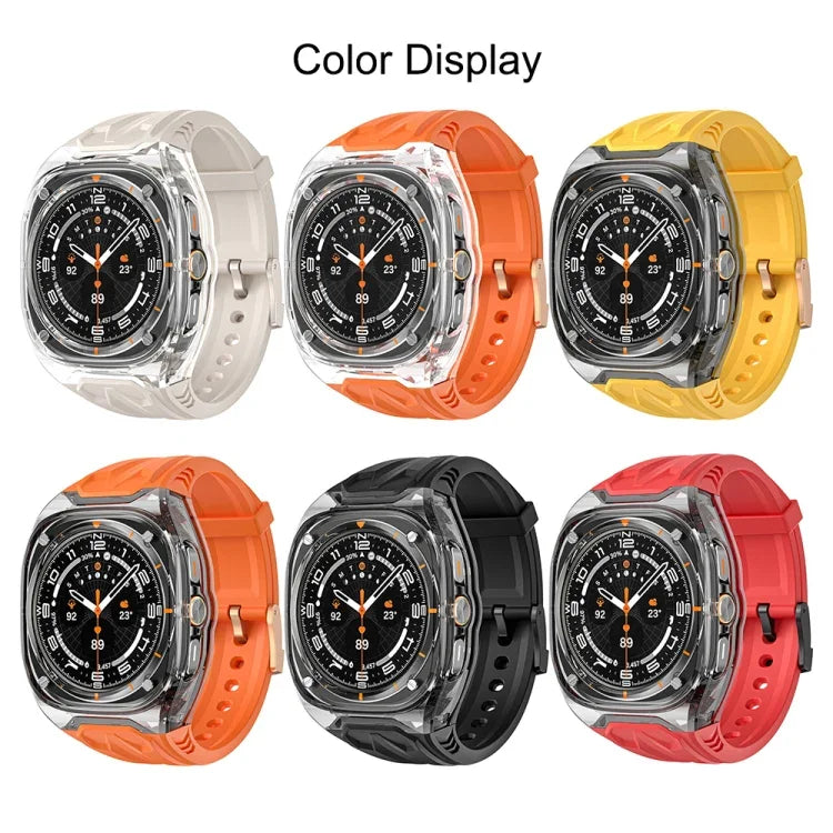 改良型PCハイブリッドTPU時計ケースバンド、Samsung Galaxy Watch Ultra 47mm / Ultra 2025用