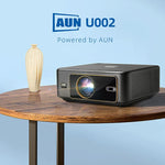 AUN U002 1920x1080P 970ANSI Android 12 ホームシアター スマートプロジェクター、USプラグ、UKプラグ、AUプラグ、EUプラグ