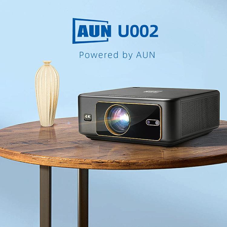 AUN U002 1920x1080P 970ANSI Android 12 ホームシアター スマートプロジェクター、USプラグ、UKプラグ、AUプラグ、EUプラグ