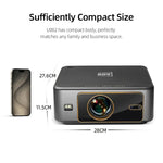 AUN U002 1920x1080P 970ANSI Android 12 ホームシアター スマートプロジェクター、USプラグ、UKプラグ、AUプラグ、EUプラグ