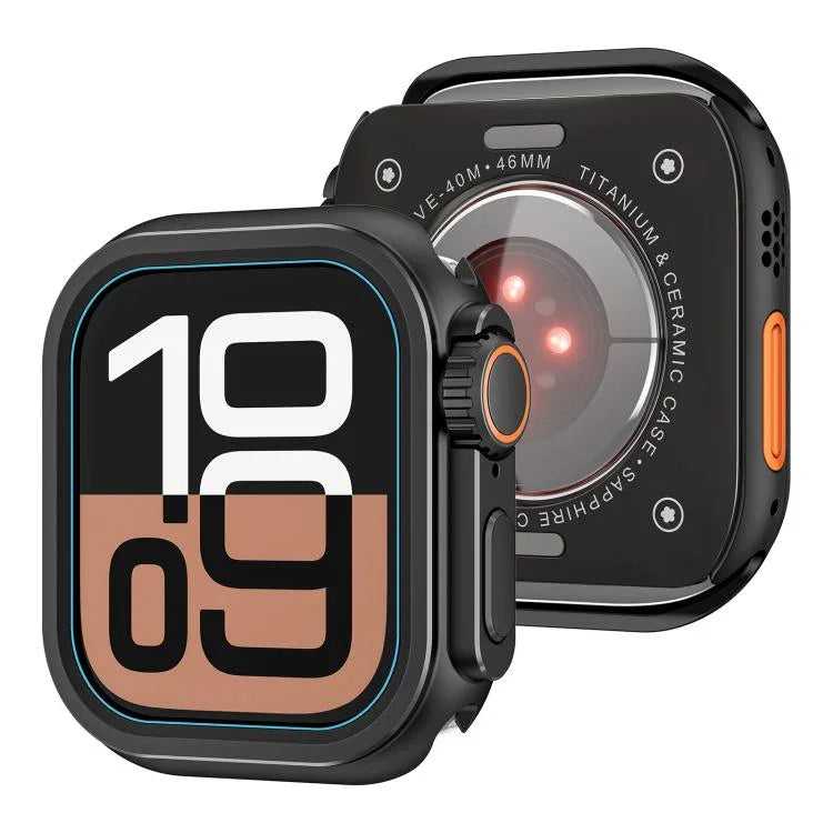 Ultra 49mm亜鉛合金ウォッチケースに変更、Apple Watch Series 6 / 5 / 4 / SE 44mm用、Apple Watch Series 10 / 11 46mm用、Apple Watch Series 9 / 8 / 7 45mm用