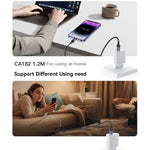Yesido CA182 PD27W 3A USB-C / Type-Cから8ピン充電データケーブル、長さ：1.2m、CA182