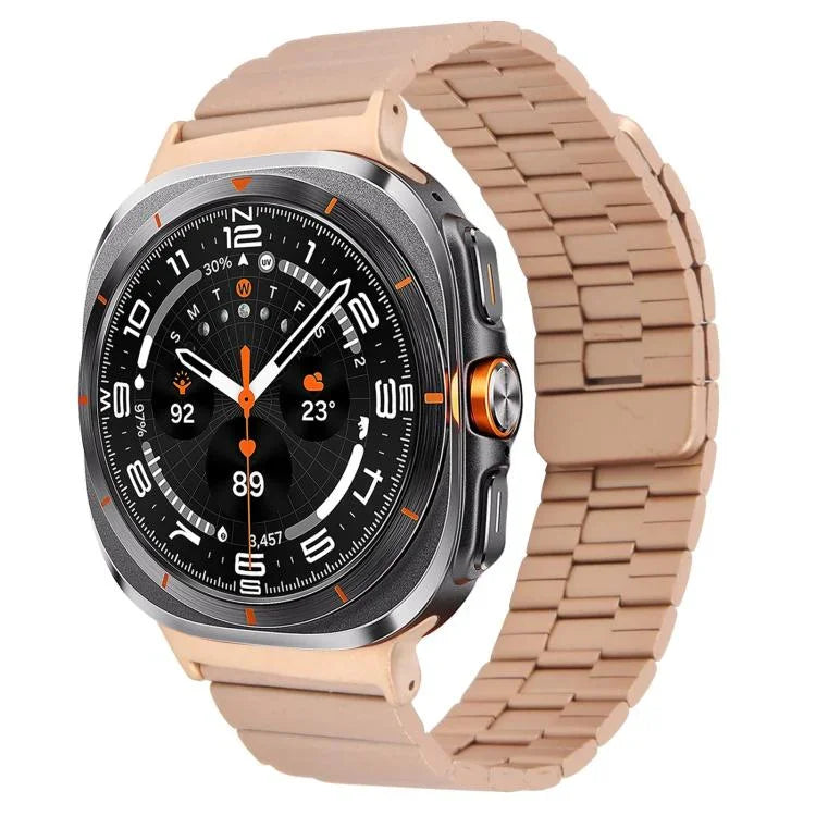 竹製ステンレススチール磁気時計バンド、Samsung Galaxy Watch Ultra 47mm / Ultra 2025用