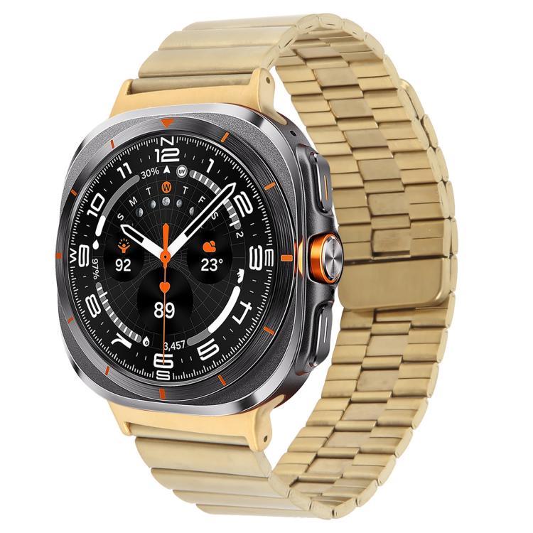 竹製ステンレススチール磁気時計バンド、Samsung Galaxy Watch Ultra 47mm / Ultra 2025用