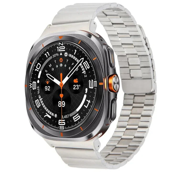 竹製ステンレススチール磁気時計バンド、Samsung Galaxy Watch Ultra 47mm / Ultra 2025用