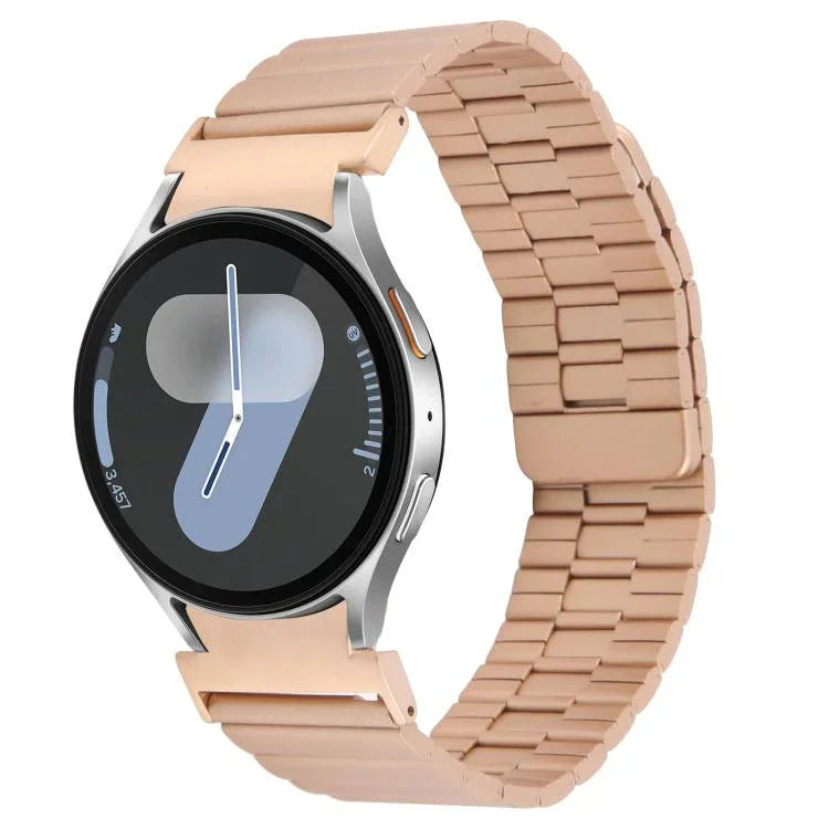 竹製磁気クイックリリースメタル時計バンド、Samsung Galaxy Watch 7 / 6 / 5 / 4用