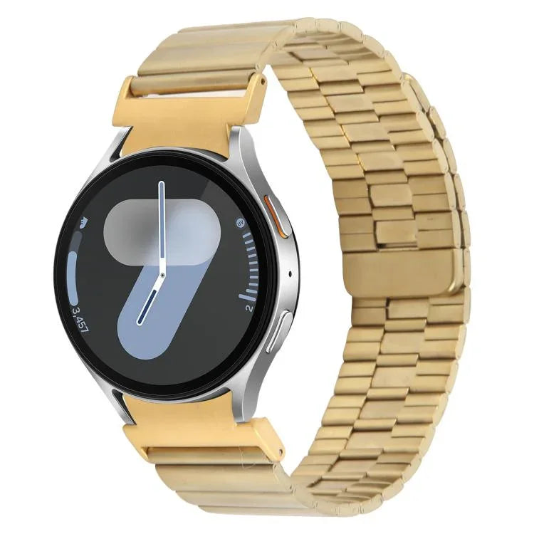 竹製磁気クイックリリースメタル時計バンド、Samsung Galaxy Watch 7 / 6 / 5 / 4用