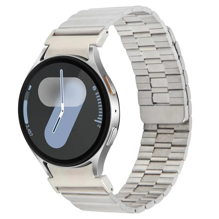 竹製磁気クイックリリースメタル時計バンド、Samsung Galaxy Watch 7 / 6 / 5 / 4用
