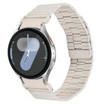竹製磁気クイックリリースメタル時計バンド、Samsung Galaxy Watch 7 / 6 / 5 / 4用