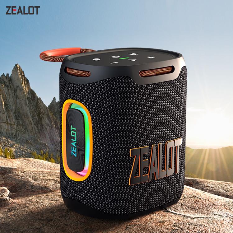 Zealot S122 25W 高出力 IPX6防水 アウトドアRGBライト Bluetoothスピーカー