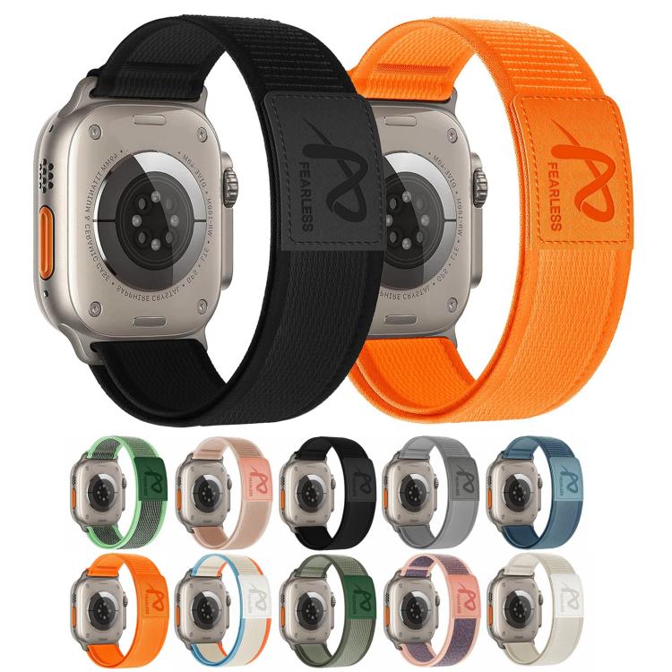 Fearless Trail ループナイロンバンド、Apple Watch 46mm / 49mm / 45mm / 44mm 用、Apple Watch 42mm / 41mm / 40mm / 38mm 用