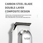 VGR V-071 5W炭素鋼刃USB電動ヘアクリッパー、V-071