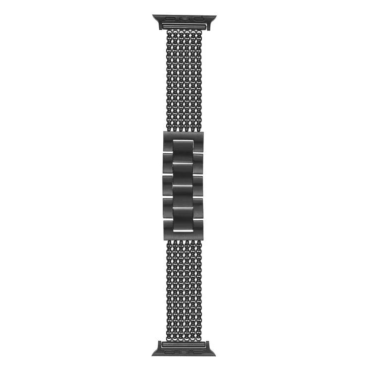 6連ステンレススチールウォッチバンド、Apple Watch 46mm / 49mm / 45mm / 44mm用、Apple Watch 42mm / 41mm / 40mm / 38mm用