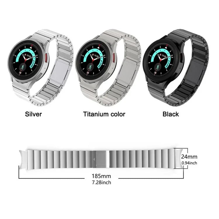 ワンビーズ磁気バックルステンレススチール時計バンド、Samsung Galaxy Watch 4 / 5 / 6 / 7用
