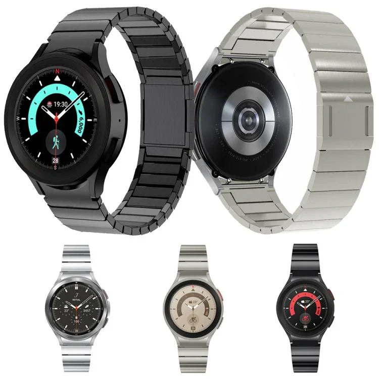 ワンビーズ磁気バックルステンレススチール時計バンド、Samsung Galaxy Watch 4 / 5 / 6 / 7用