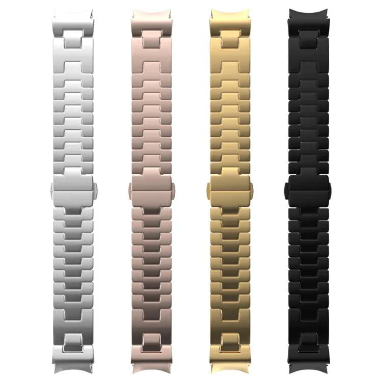 クイックリリースボタンH型ステンレススチール時計バンド、Samsung Galaxy Watch 7 / 6 / 5 / 4用
