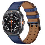 ダブルバックル本革時計バンド、Samsung Galaxy Watch Ultra / Ultra 2025用、Samsung Galaxy Watch8 / Watch8 Classic用