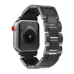 ウェーブスレッド3ビーズステンレススチールウォッチバンド、Apple Watch 46mm / 49mm / 45mm / 44mm用、Apple Watch 42mm / 41mm / 40mm / 38mm用