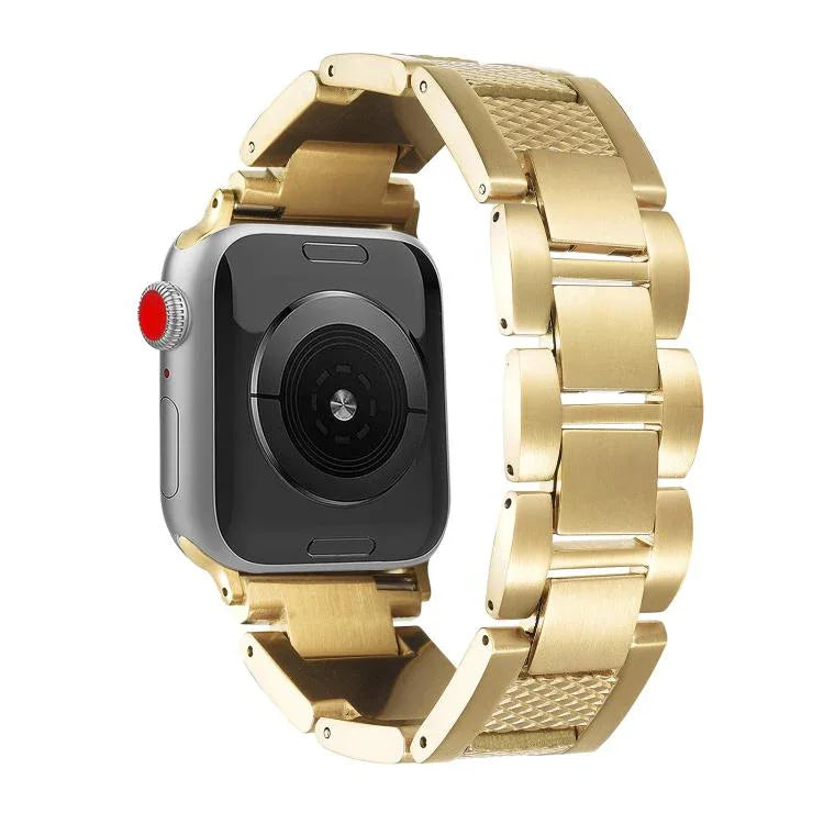 ウェーブスレッド3ビーズステンレススチールウォッチバンド、Apple Watch 46mm / 49mm / 45mm / 44mm用、Apple Watch 42mm / 41mm / 40mm / 38mm用
