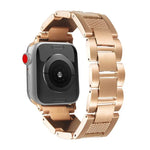 ウェーブスレッド3ビーズステンレススチールウォッチバンド、Apple Watch 46mm / 49mm / 45mm / 44mm用、Apple Watch 42mm / 41mm / 40mm / 38mm用