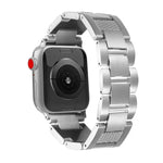 ウェーブスレッド3ビーズステンレススチールウォッチバンド、Apple Watch 46mm / 49mm / 45mm / 44mm用、Apple Watch 42mm / 41mm / 40mm / 38mm用