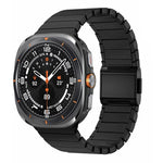 竹製ノーマンバックルステンレススチール時計バンド、Samsung Galaxy Watch Ultra 47mm / Ultra 2025用