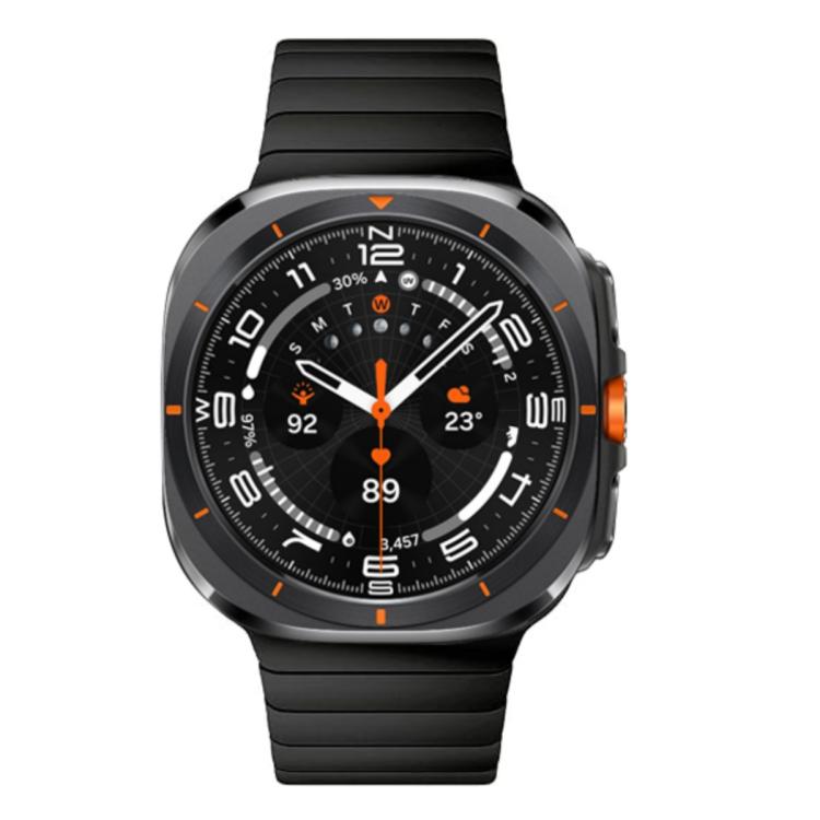 竹製ノーマンバックルステンレススチール時計バンド、Samsung Galaxy Watch Ultra 47mm / Ultra 2025用