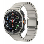 竹製ノーマンバックルステンレススチール時計バンド、Samsung Galaxy Watch Ultra 47mm / Ultra 2025用