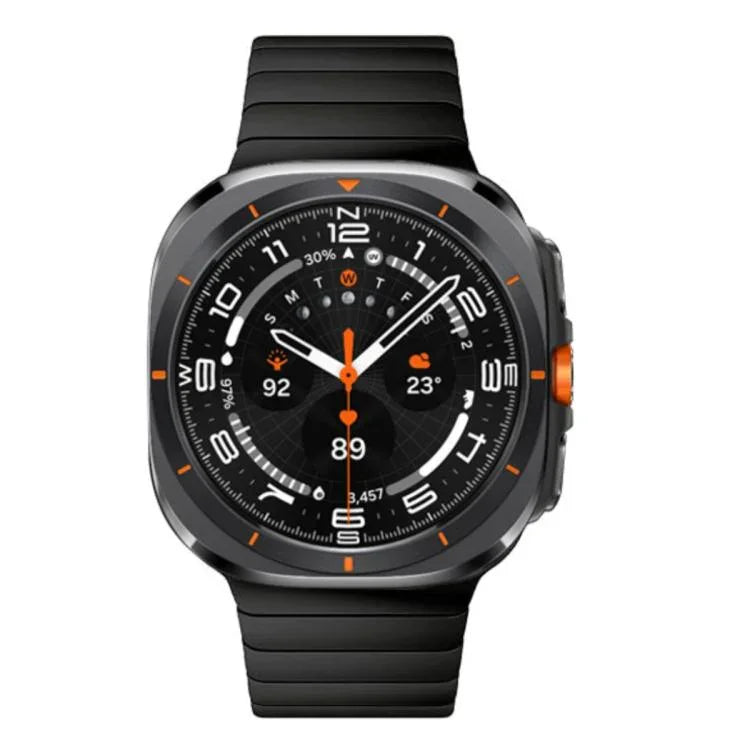 竹製ノーマンバックルチタン合金時計バンド、Samsung Galaxy Watch Ultra 47mm / Ultra 2025用