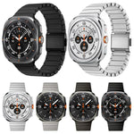 竹製ノーマンバックルチタン合金時計バンド、Samsung Galaxy Watch Ultra 47mm / Ultra 2025用