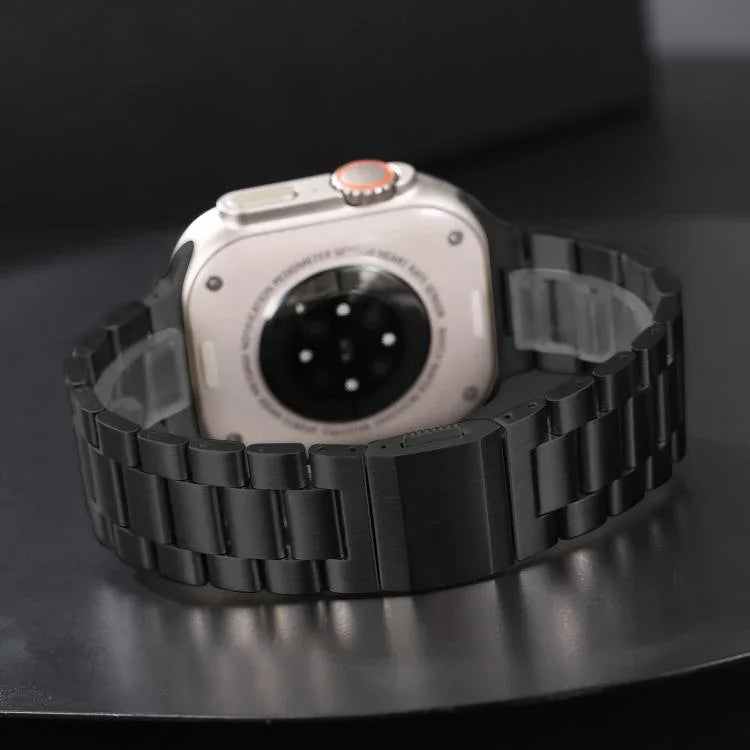 ノーマンクラスプ三連チタニウム合金ウォッチバンド、Apple Watch 46mm / 49mm / 45mm / 44mm用