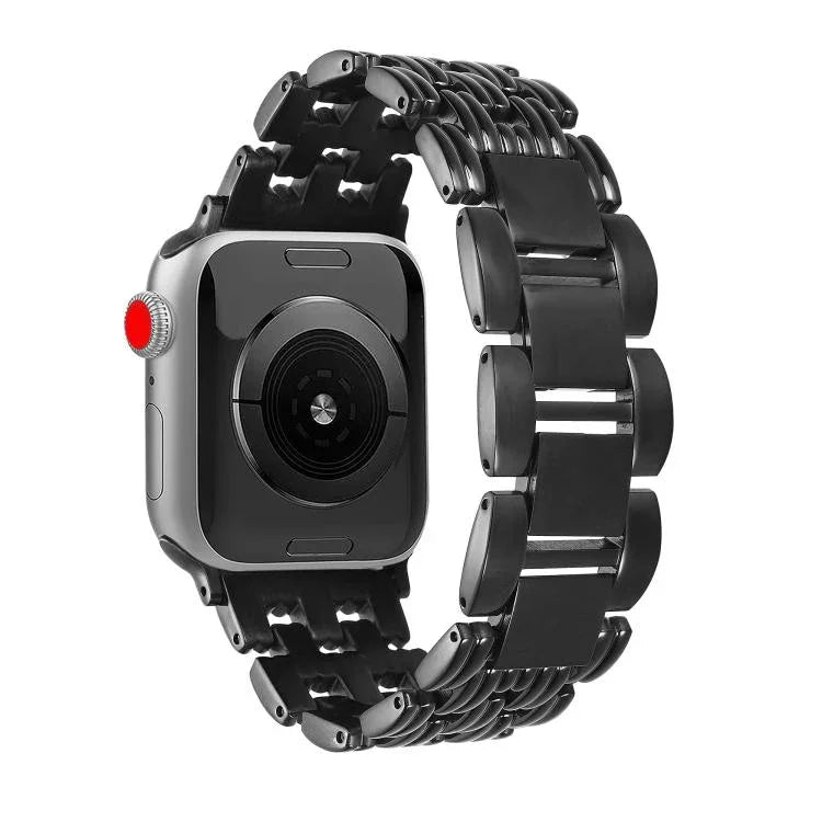 五連ストライプステンレススチールウォッチバンド、Apple Watch 46mm / 49mm / 45mm / 44mm用、Apple Watch 42mm / 41mm / 40mm / 38mm用