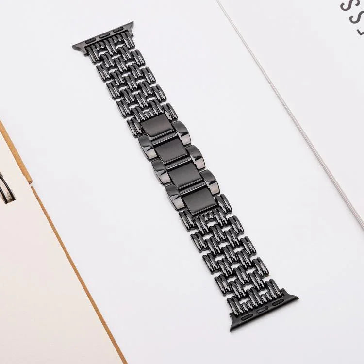 五連ストライプステンレススチールウォッチバンド、Apple Watch 46mm / 49mm / 45mm / 44mm用、Apple Watch 42mm / 41mm / 40mm / 38mm用