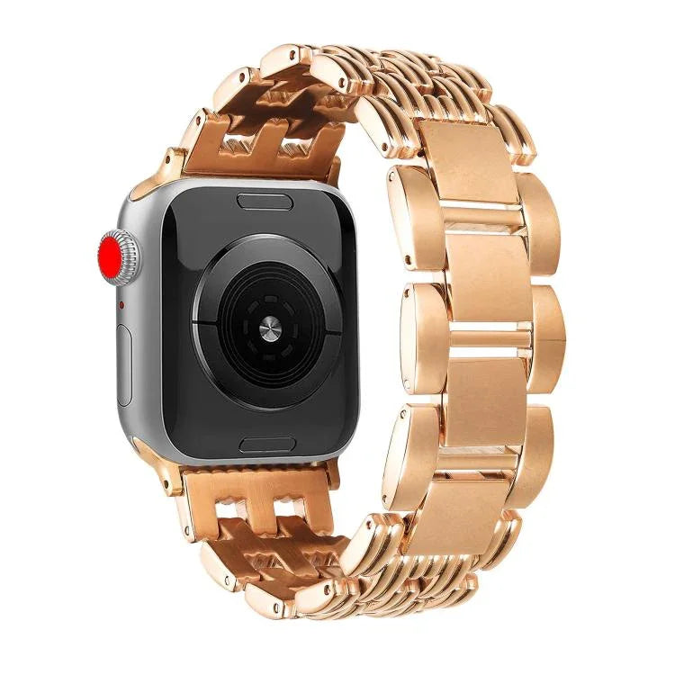 五連ストライプステンレススチールウォッチバンド、Apple Watch 46mm / 49mm / 45mm / 44mm用、Apple Watch 42mm / 41mm / 40mm / 38mm用