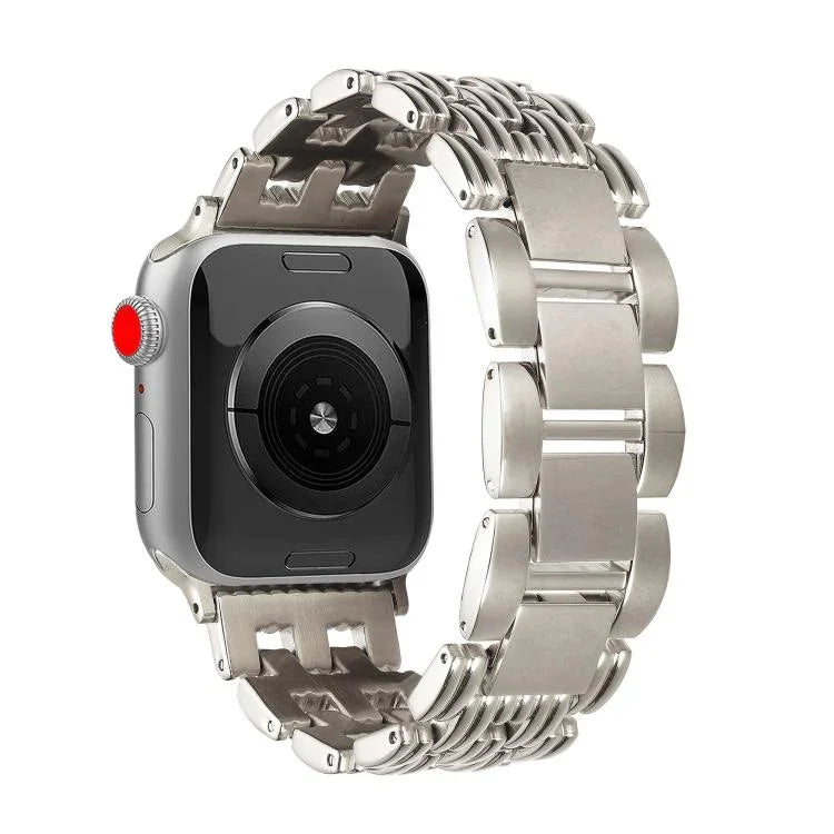 五連ストライプステンレススチールウォッチバンド、Apple Watch 46mm / 49mm / 45mm / 44mm用、Apple Watch 42mm / 41mm / 40mm / 38mm用