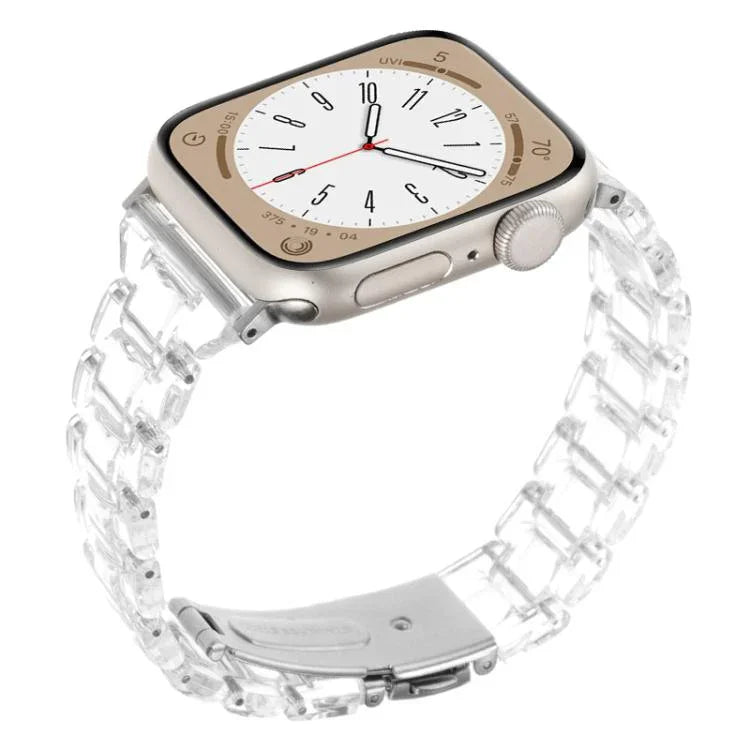 小さなウエスト菱形三連樹脂ウォッチバンド、Apple Watch 46mm / 49mm / 45mm / 44mm用、Apple Watch 42mm / 41mm / 40mm / 38mm用