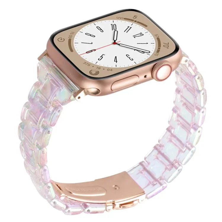 小さなウエスト菱形三連樹脂ウォッチバンド、Apple Watch 46mm / 49mm / 45mm / 44mm用、Apple Watch 42mm / 41mm / 40mm / 38mm用