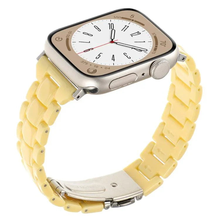 小さなウエスト菱形三連樹脂ウォッチバンド、Apple Watch 46mm / 49mm / 45mm / 44mm用、Apple Watch 42mm / 41mm / 40mm / 38mm用