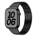 シングルビーズ側面取り外し可能ステンレススチールウォッチバンド、Apple Watch 46mm / 49mm / 45mm / 44mm用、Apple Watch 42mm / 41mm / 40mm / 38mm用