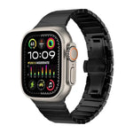 バタフライクラスプ一連チタニウム合金ウォッチバンド、Apple Watch 46mm / 49mm / 45mm / 44mm用