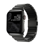 ノーマンクラスプ一連ステンレススチールウォッチバンド、Apple Watch 46mm / 49mm / 45mm / 44mm用