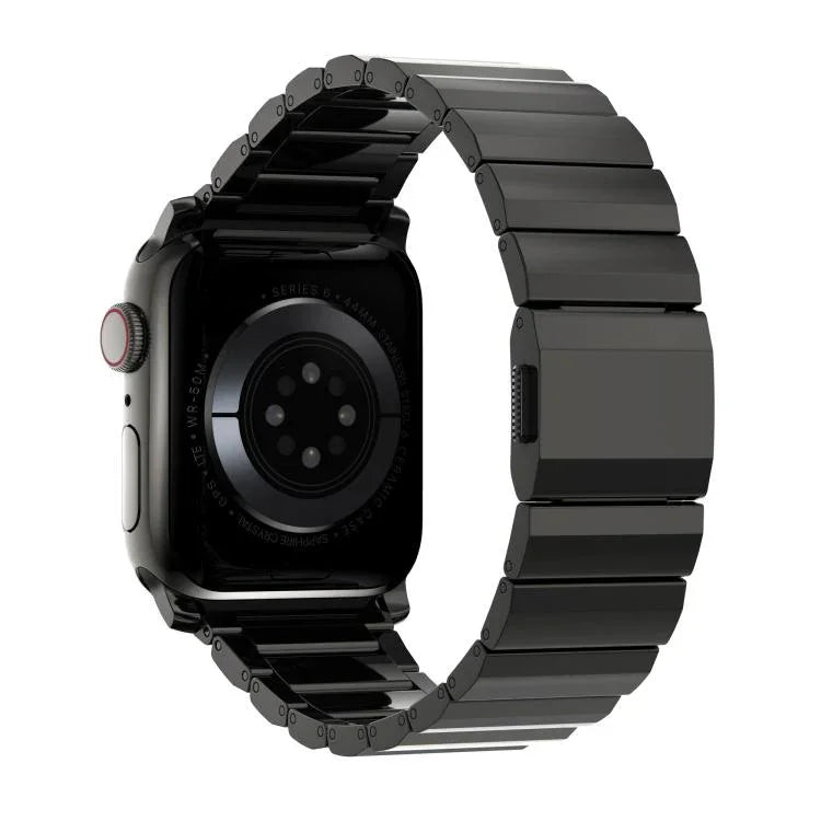 ノーマンクラスプ一連ステンレススチールウォッチバンド、Apple Watch 46mm / 49mm / 45mm / 44mm用
